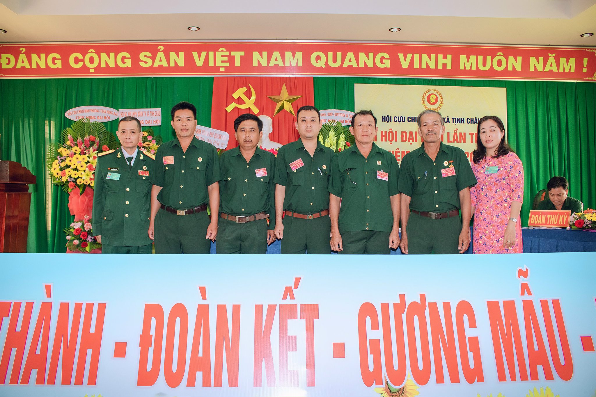 Tổ chức thành công Đại hội Hội Cựu chiến binh xã Tịnh Châu, nhiệm kỳ 2022-2027