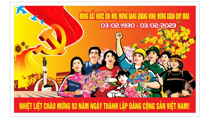 Kỷ niệm 93 năm Ngày thành lập Đảng cộng sản Việt Nam (03/02/1930 - 03/02/2023)