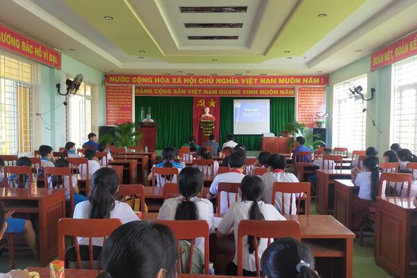 Ngày 28/5/2022, tổ chức Đại hội cháu ngoan Bác Hồ xã Tịnh Châu lần thứ XVI, năm học 2021-2022